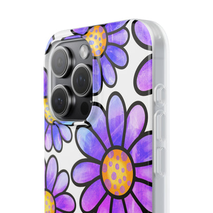 Polka Dot Blooms iPhone 15 Pro Max Case - Soft