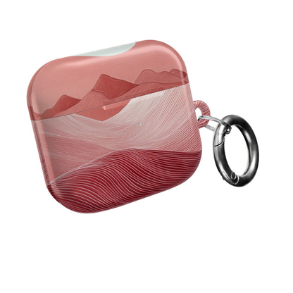 White Orb Dunes - AirPods Case