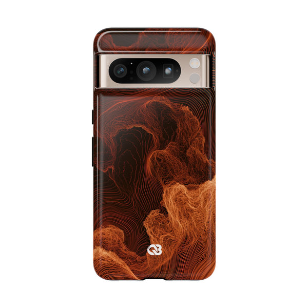 Amber Filament · Tough Phone Case for Pixel ·  Orange