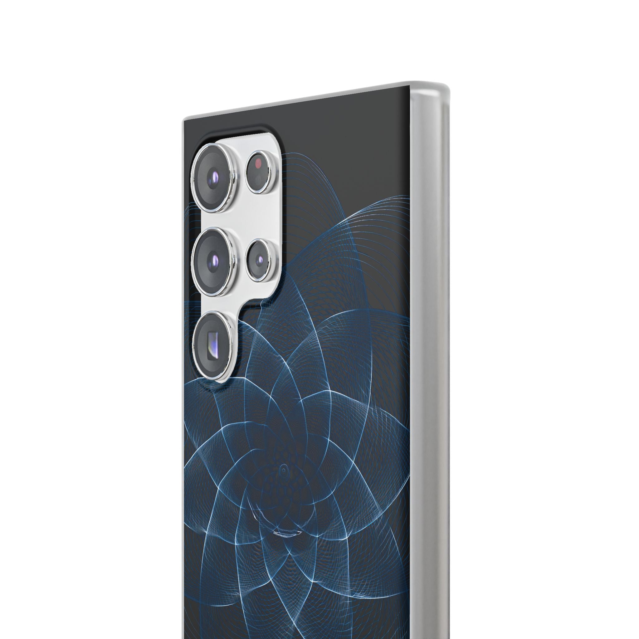 Blue Lite Phone Case for Samsung - Cobalt Geometric Bloom