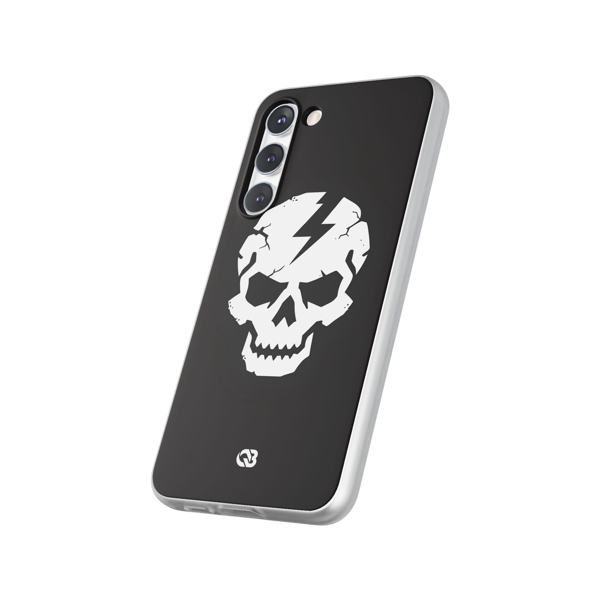 Shattered Bolt Skull · Soft Phone Case for Samsung