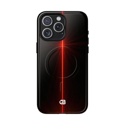 Red Tough 2.0 Magsafe Phone Case for iPhone - Crimson Flare Vector