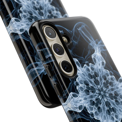 Blue Tough Phone Case for Samsung - Glacial Smoke Crown