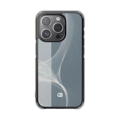 Grey Impact MagSafe Phone Case for iPhone - Slate Mesh Horizon