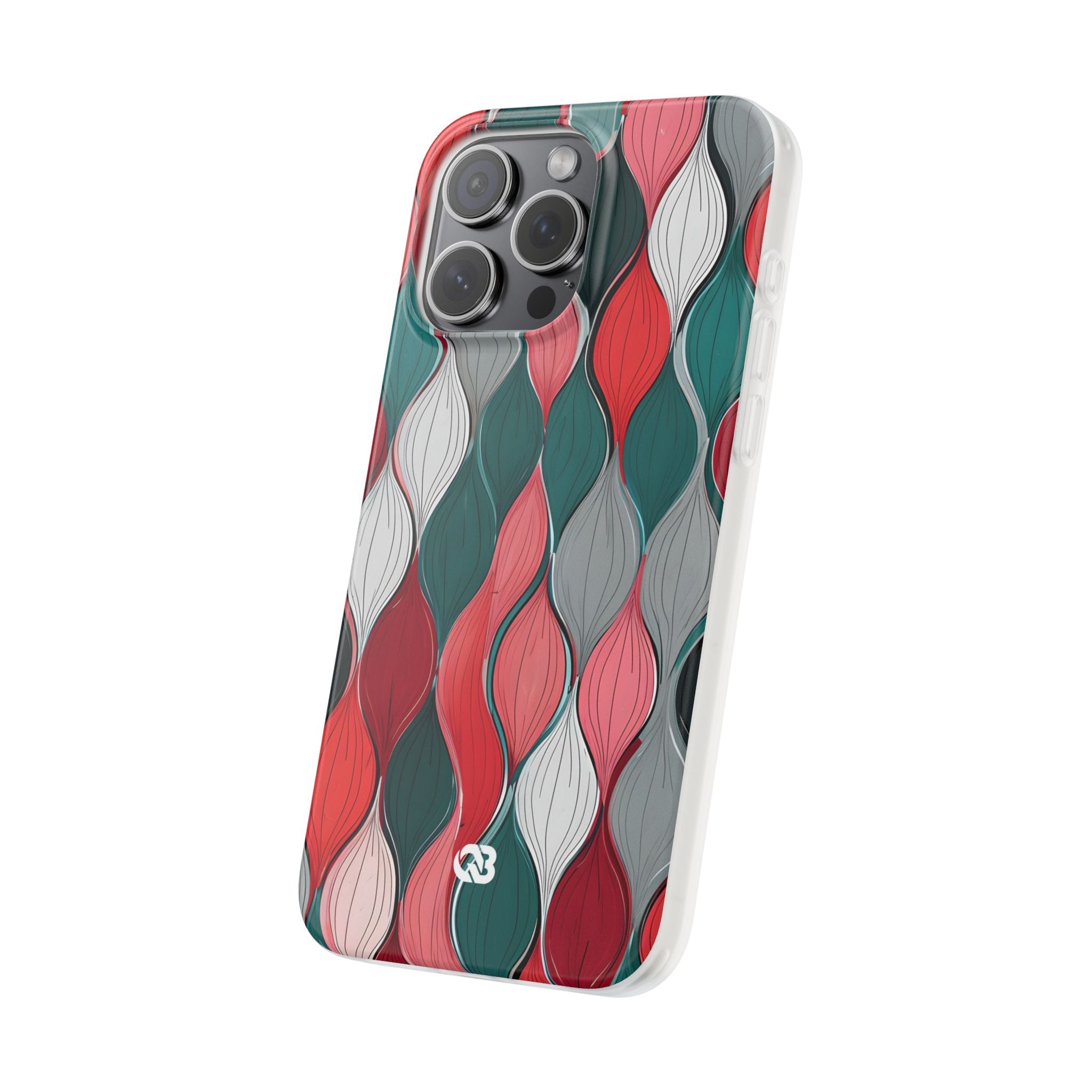 Slate Rose Ripple · Soft Phone Case for iPhone