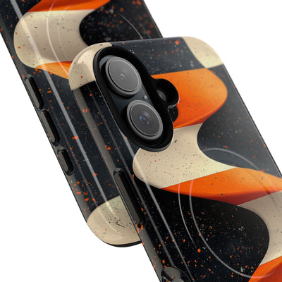 Orange Grit Twist · Tough+ Phone Case for iPhone · Magsafe