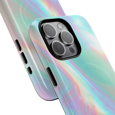 Prismatic Liquid Light · Tough 2.0 Magnetic Phone Case for iPhone · Teal