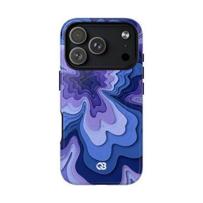Periwinkle Strata Bloom · Tough 2.0 Magnetic Phone Case for iPhone · Purple