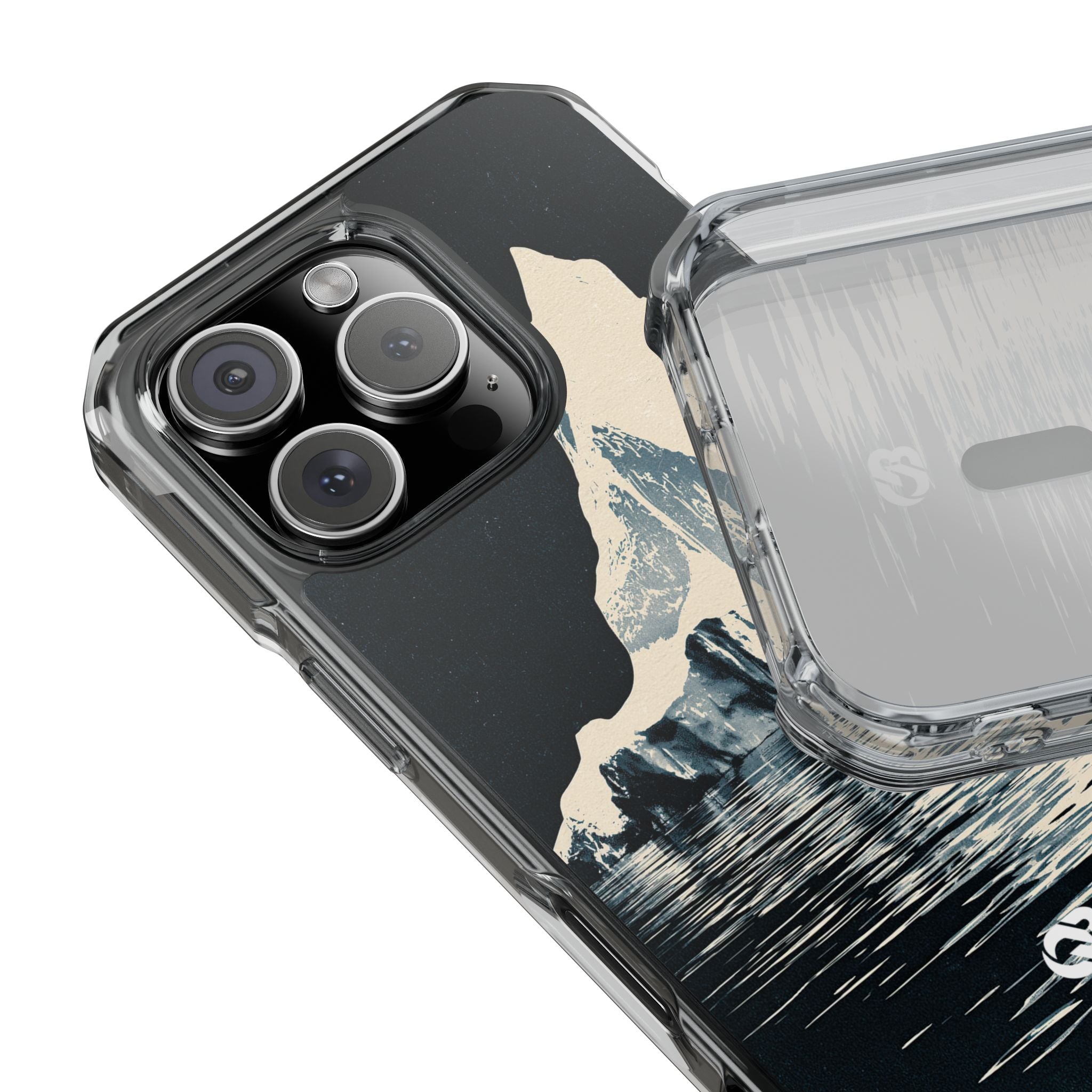Blue Impact MagSafe Phone Case for iPhone - Frozen Navy Monolith