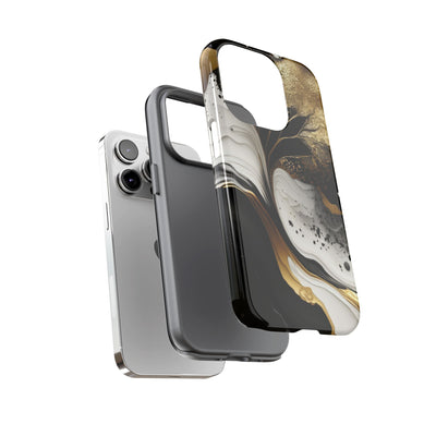 Molten Onyx Gold · Tough Etui na telefon dla iPhone