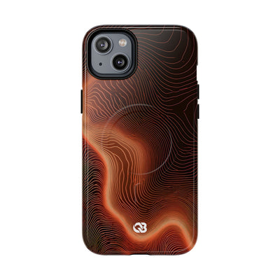 Caldera Ridge · Tough 2.0 Magnetic Phone Case for iPhone · Orange