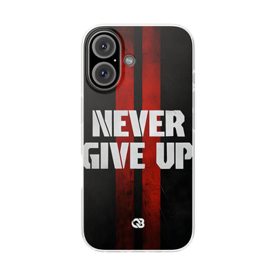 Crimson Grit Resolve · Soft Custodia per iPhone