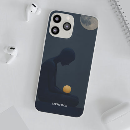 Mondbeschienene Kontemplation iPhone 13 Pro Max - Soft