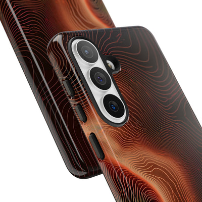 Caldera Ridge · Tough Phone Case for Samsung · Orange