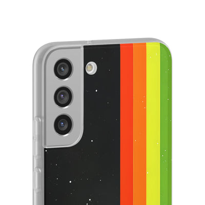 Retro Galactic Stripes · Soft Handyhülle für Samsung