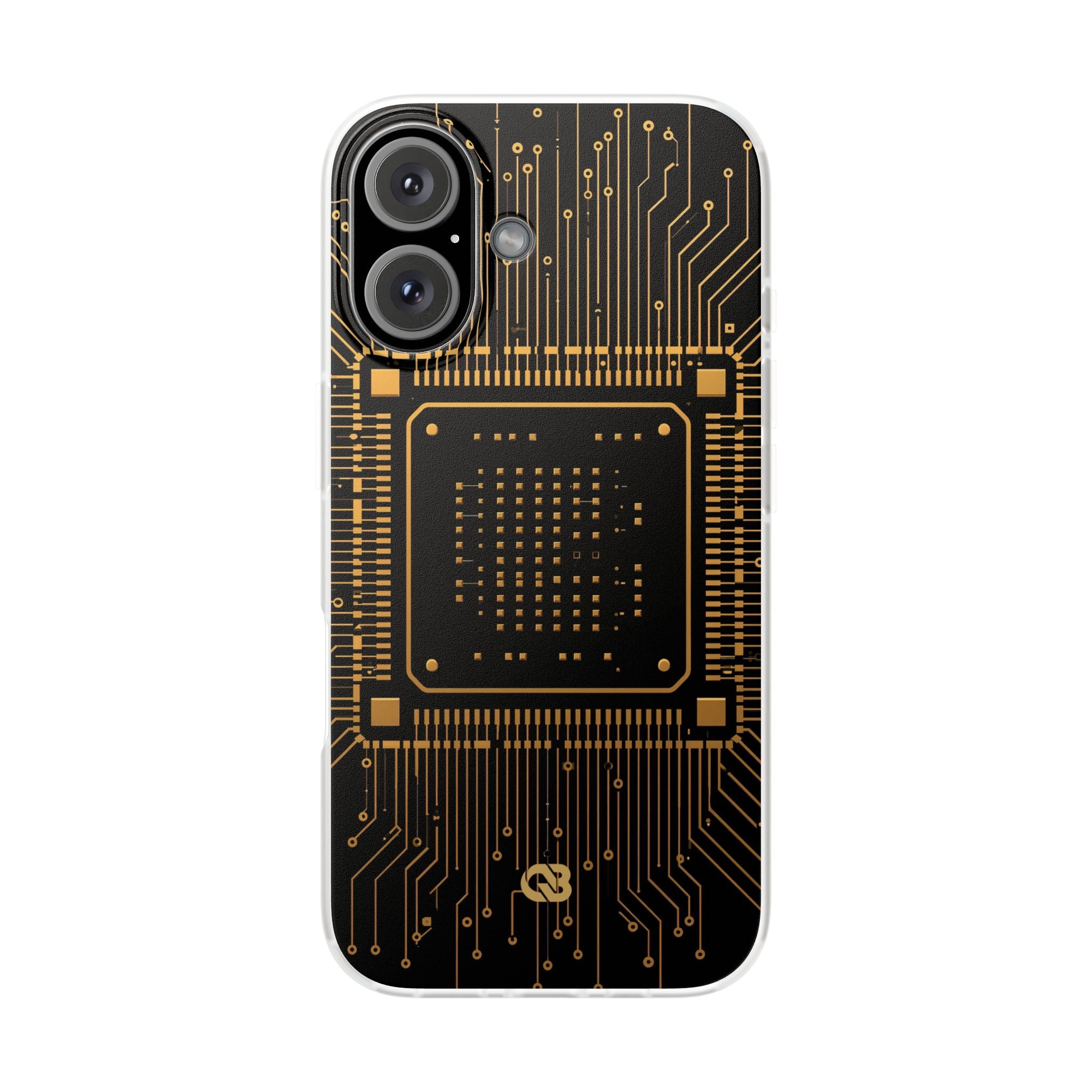 Gold Lite Phone Case for iPhone - Cyber Gold Processor