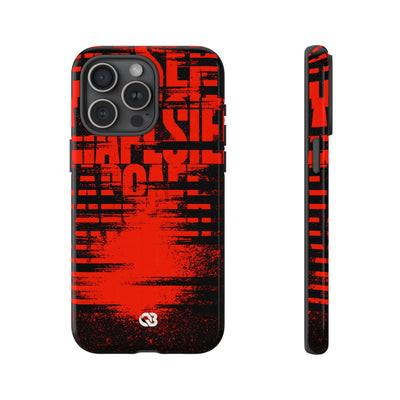 Crimson Redaction · Tough Phone Case for iPhone · Black