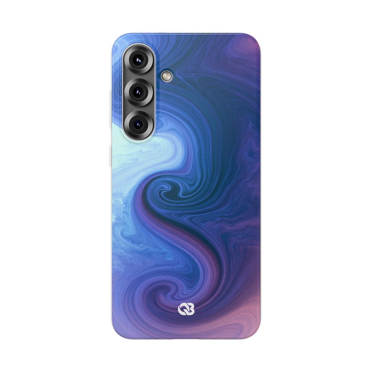 Azure Fluid Swirl · Lite Phone Case for Samsung · Blue