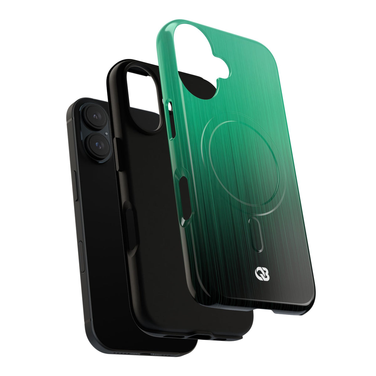 Emerald Cascade · Tough 2.0 Magnetic Phone Case for iPhone · Green