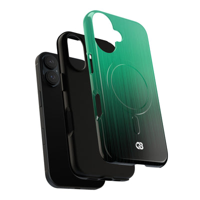 Emerald Cascade · Tough 2.0 Magnetic Phone Case for iPhone · Green