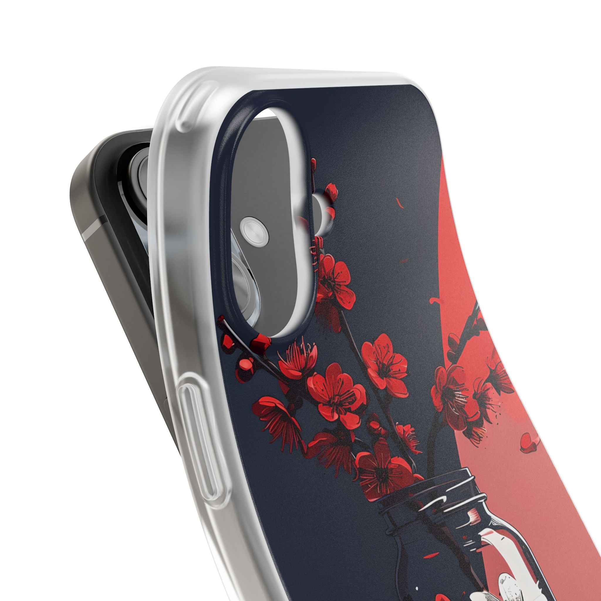 Crimson Blossom Jar · Soft Coque de téléphone pour iPhone