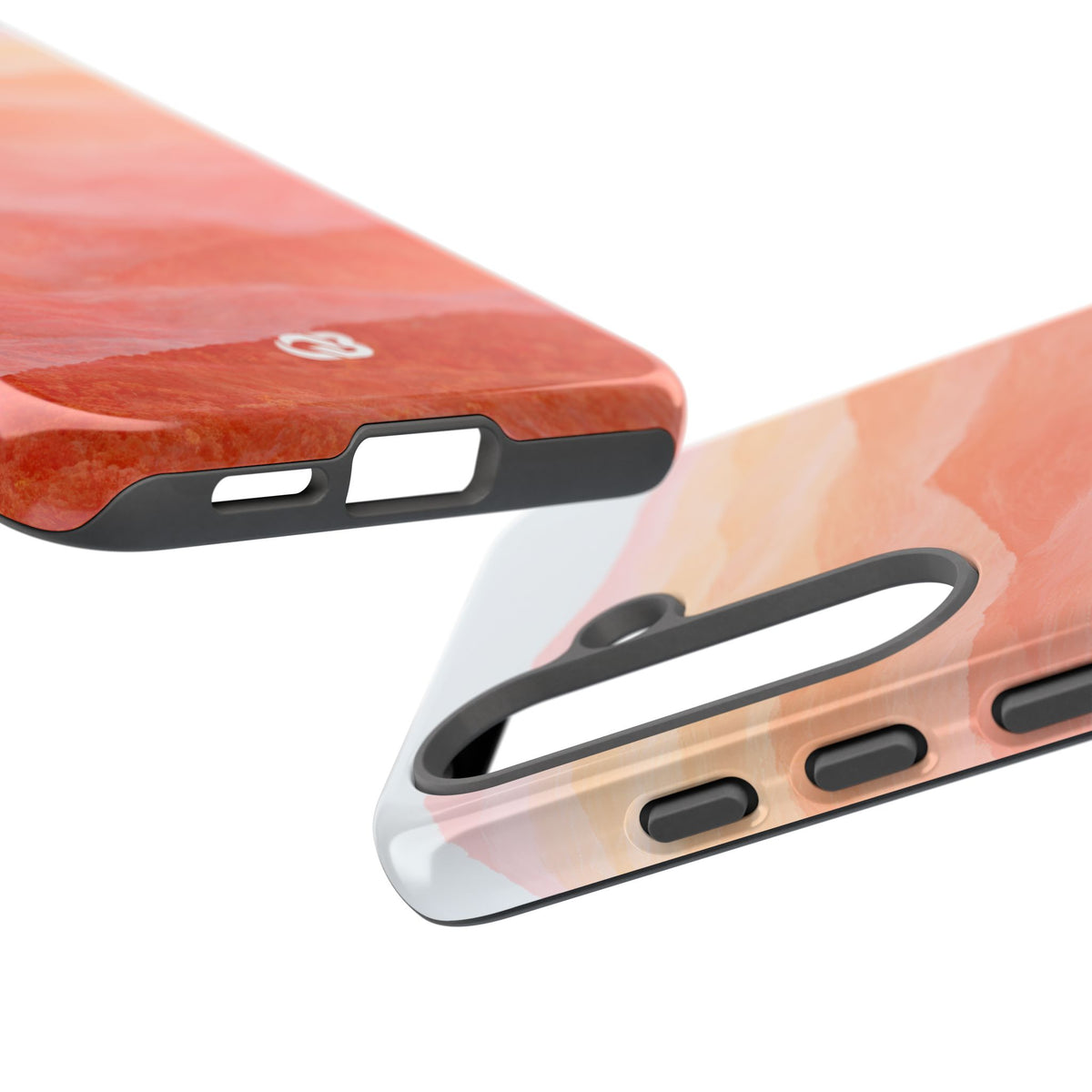 Alpenglow Ridge Vista · Tough Phone Case for Samsung · Orange