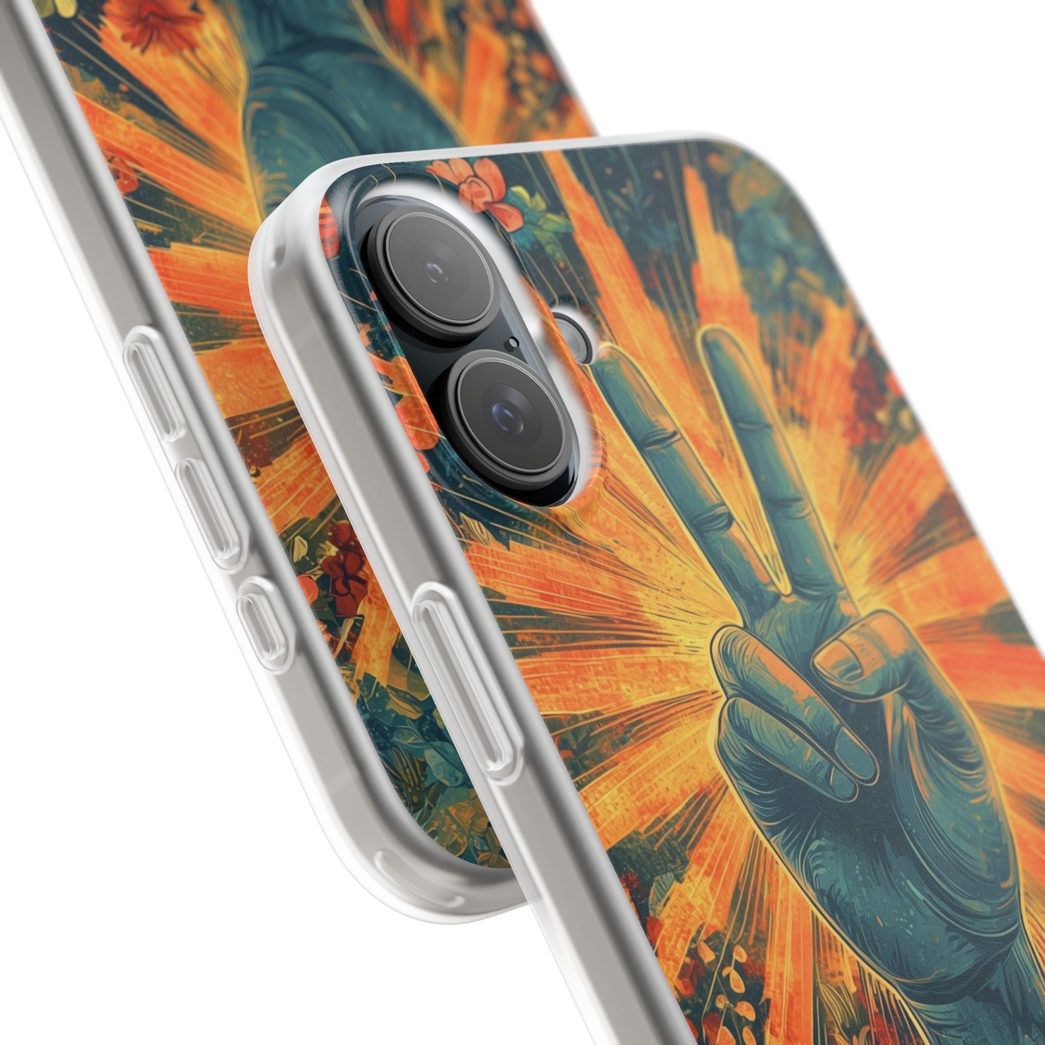 Radiant Peace Bloom · Soft Phone Case for iPhone