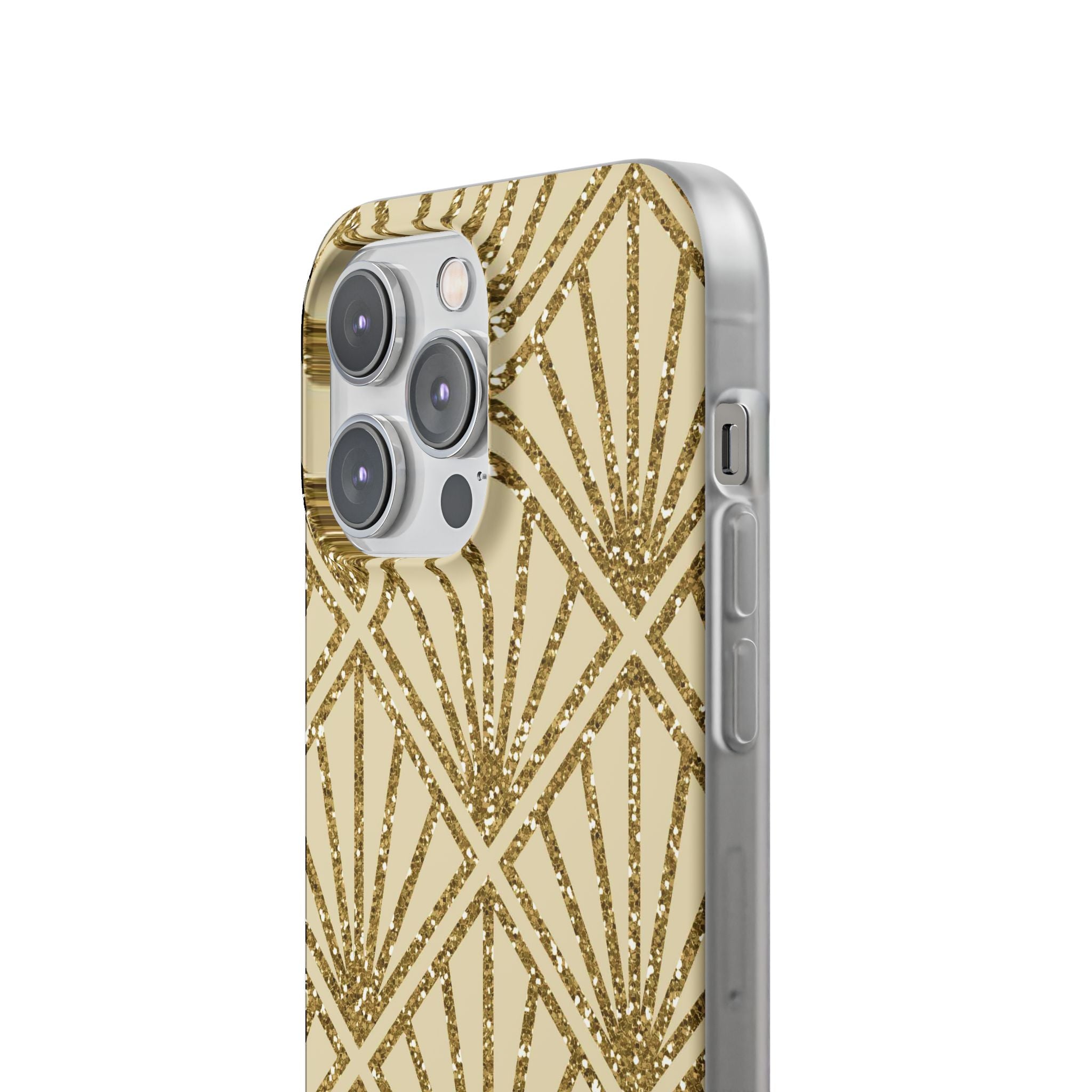 Gold Diamond Radiance iPhone 14 Pro Max Case - Soft