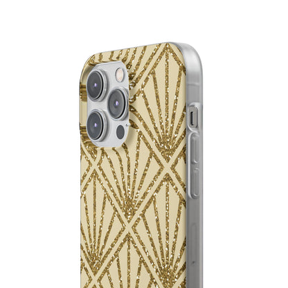 Gold Diamond Radiance iPhone 14 Pro Max Case - Soft