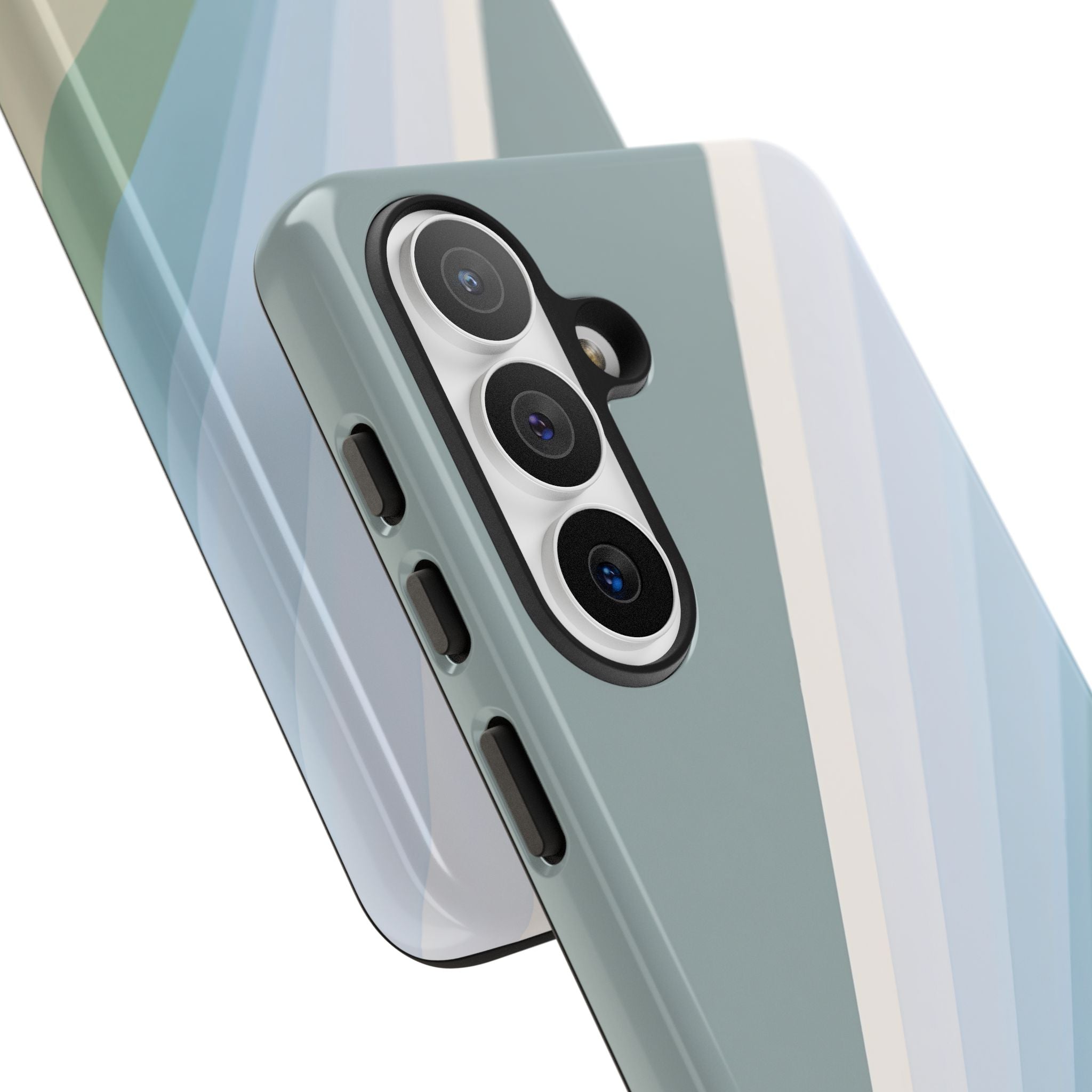Green Tough Phone Case for Samsung - Sage Prism Beam