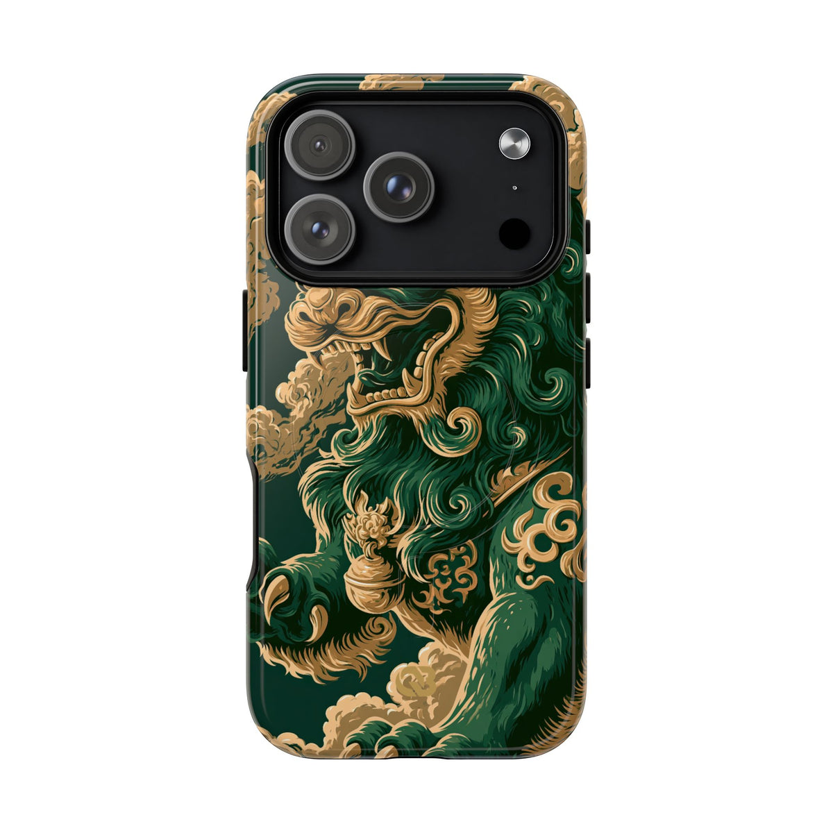 Imperial Guardian Lion · Tough 2.0 Magnetic Phone Case for iPhone · Green