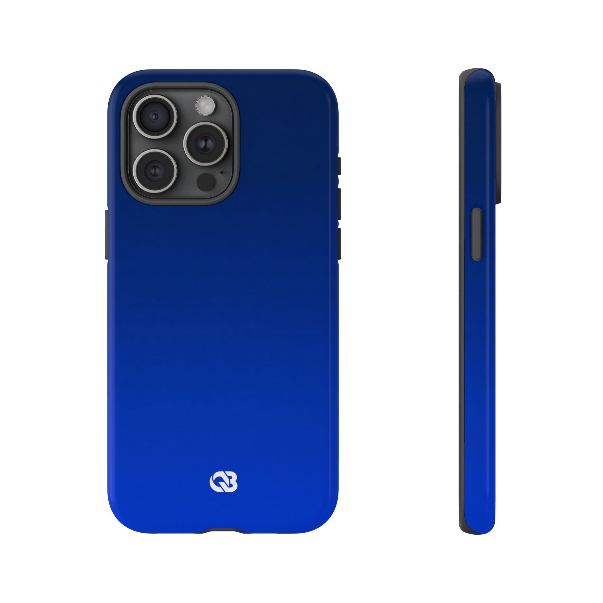Blue Tough Phone Case for iPhone - Cobalt Depth Shift