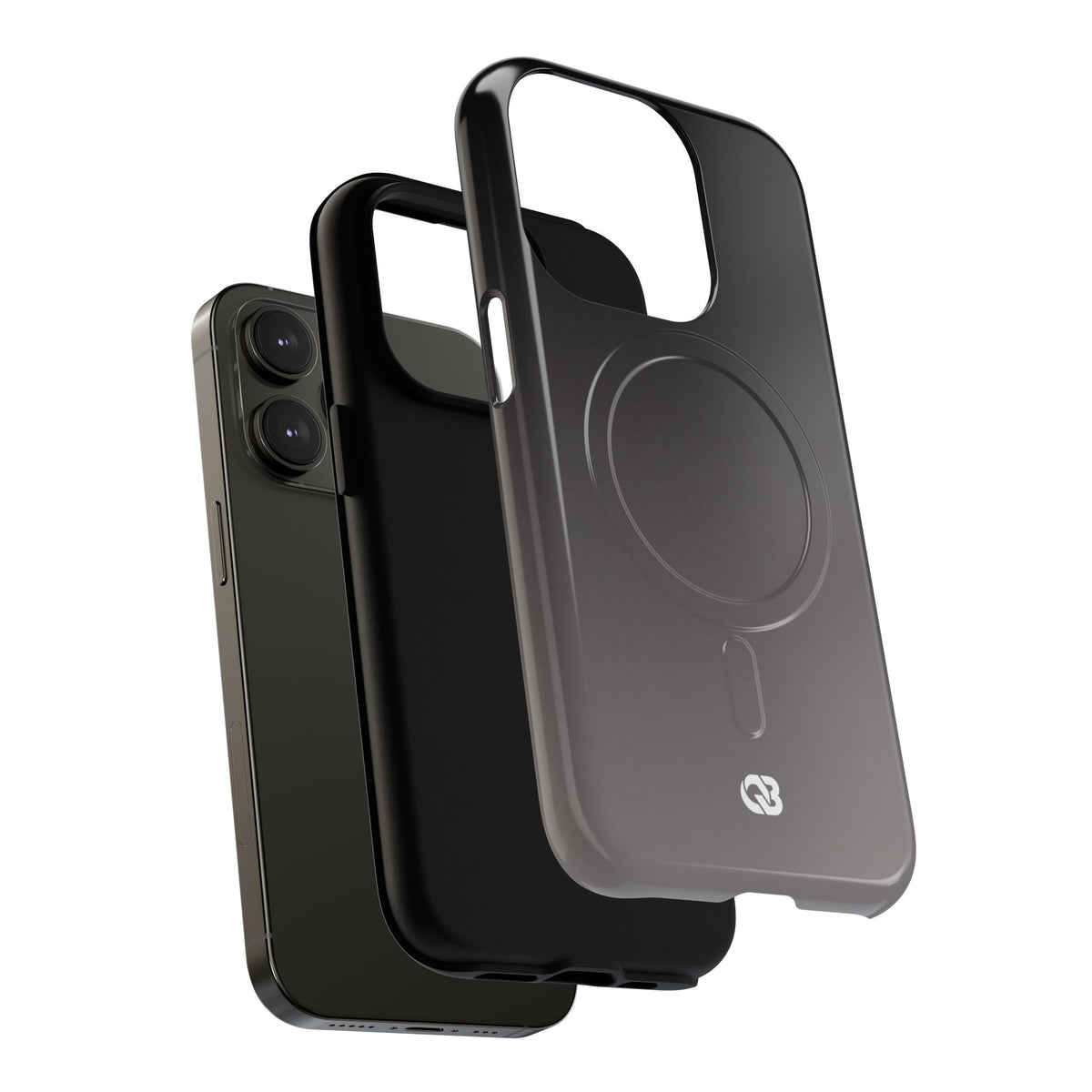 Obsidian Fade · Tough 2.0 Magnetic Phone Case for iPhone · Black