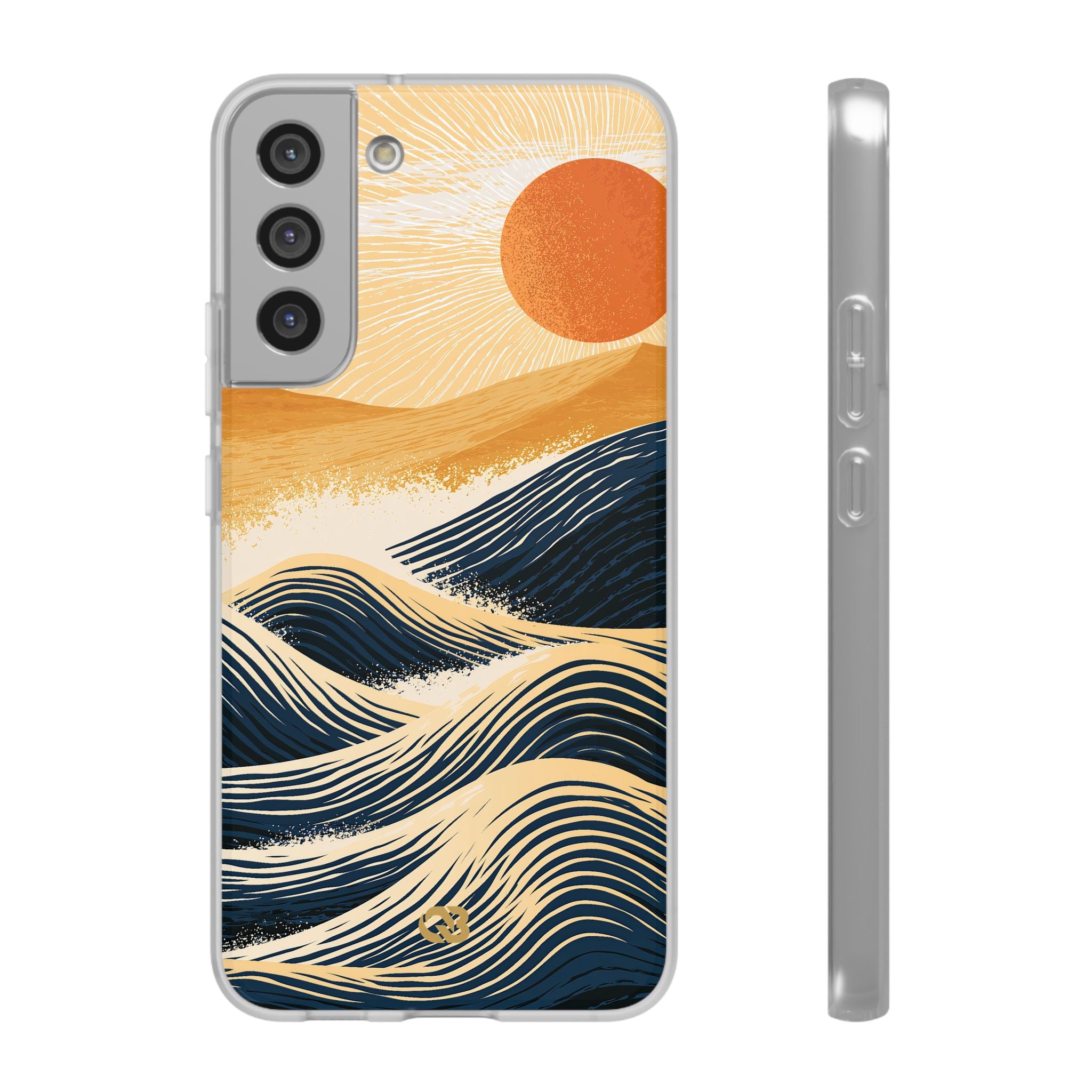 Blue Lite Phone Case for Samsung - Kyoto Cresting Tide