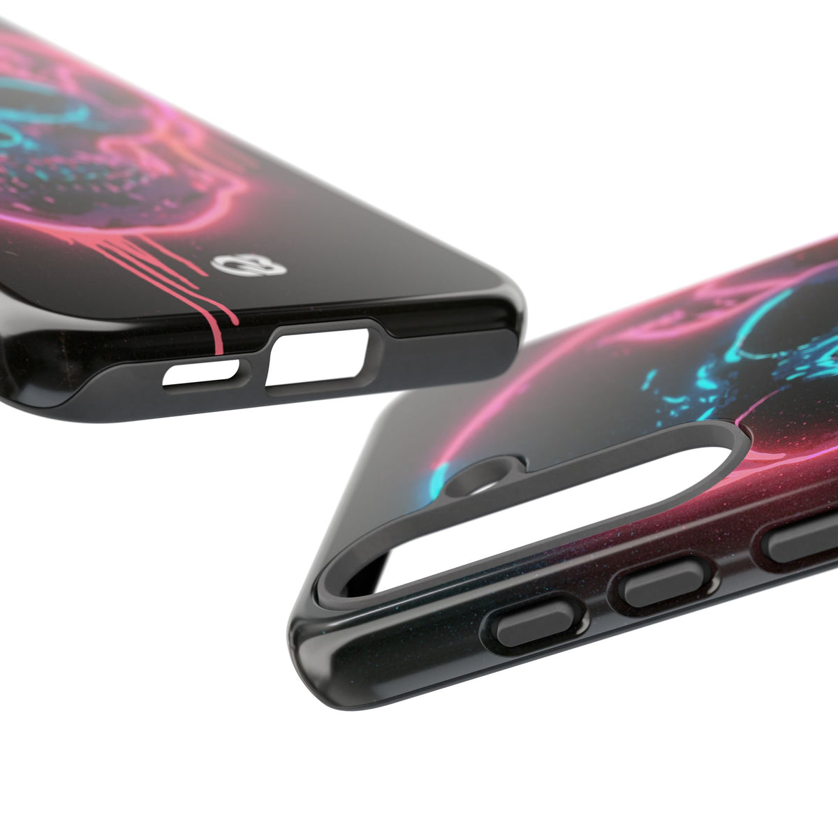 Neon Drip Skull · Tough Phone Case for Samsung · Black
