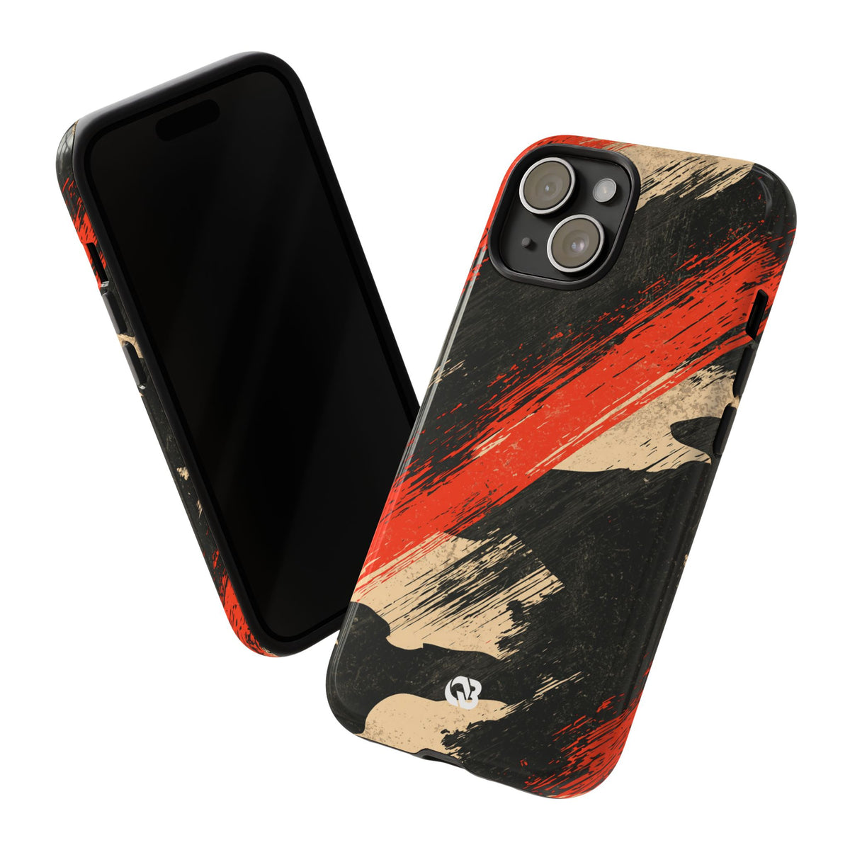 Urban Slash Camo · Tough Phone Case for iPhone · Black