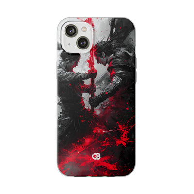 Shattered Crimson Duel · Soft Capa para iPhone