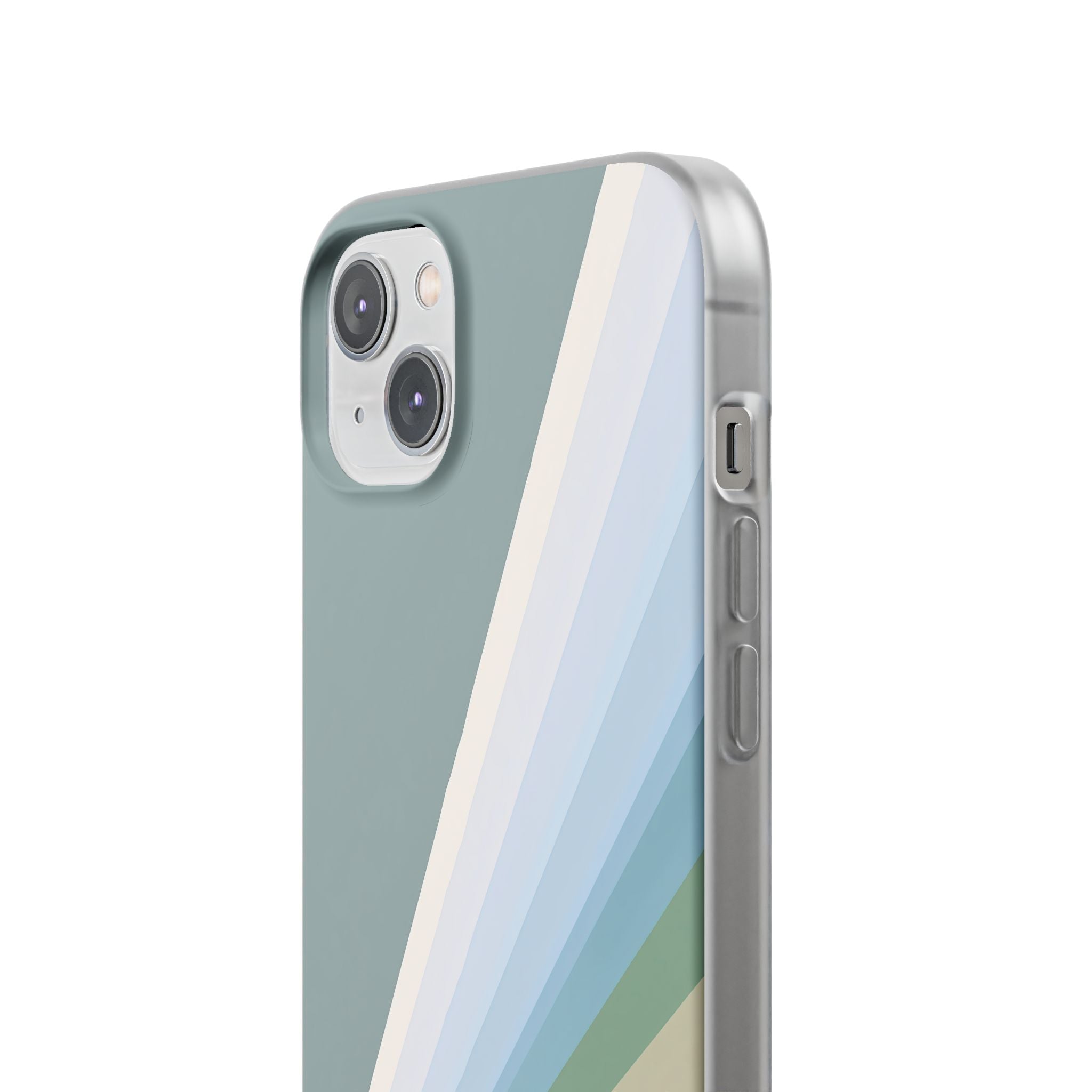 Green Lite Phone Case for iPhone - Sage Prism Beam