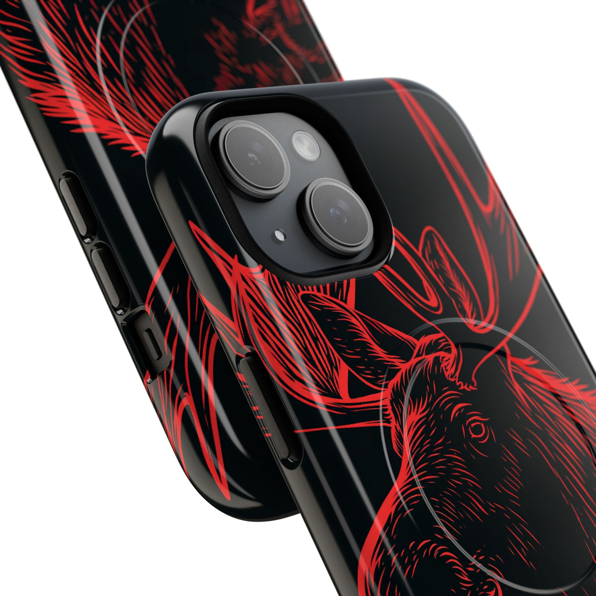 Nordic Elk · Tough 2.0 Magnetic Phone Case for iPhone · Black