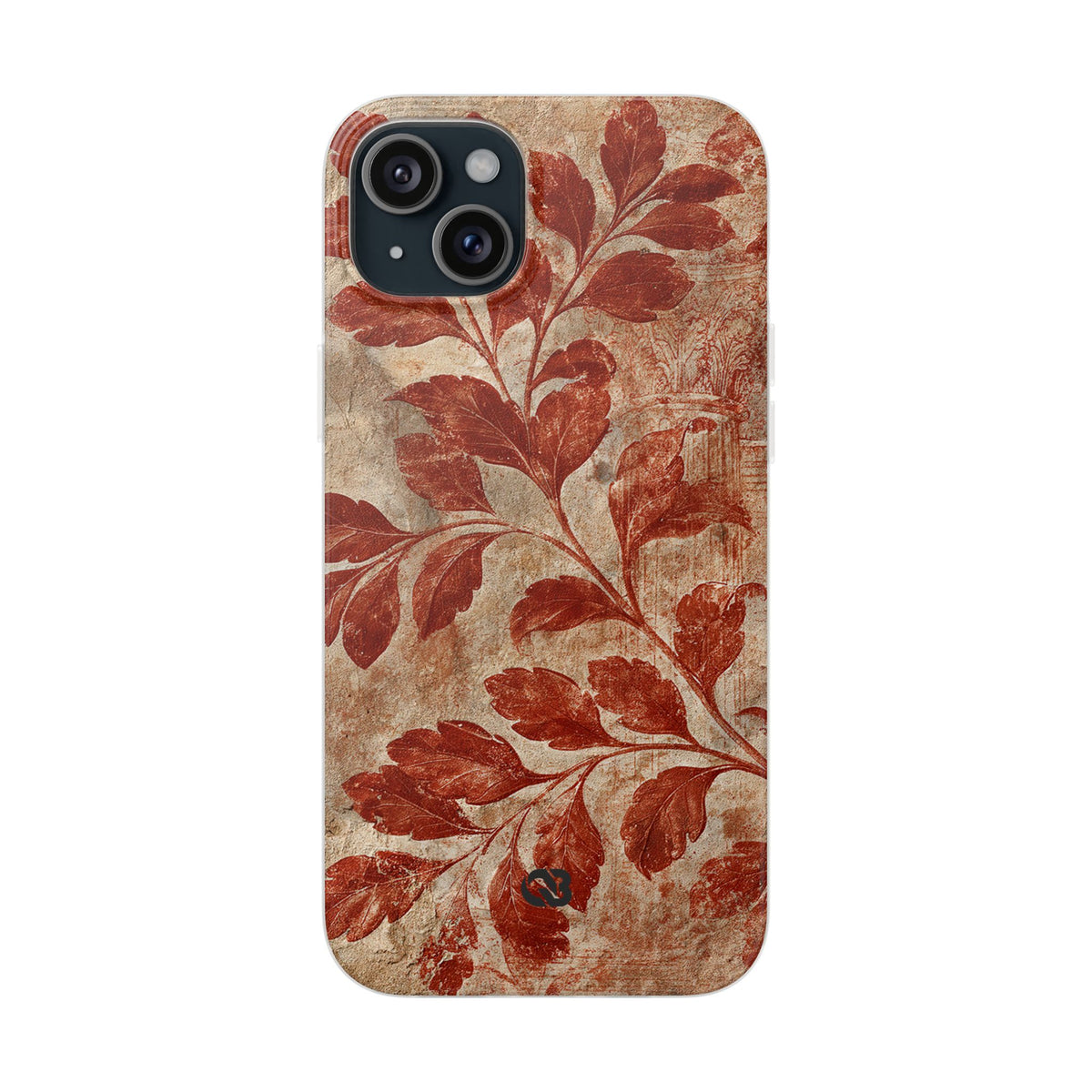 Terracotta Botanical Fresco · Lite Phone Case for iPhone ·  Red