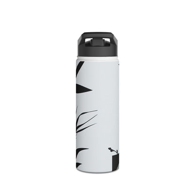 Zen Bamboo Silhouette · Insulated Water Bottle · Green