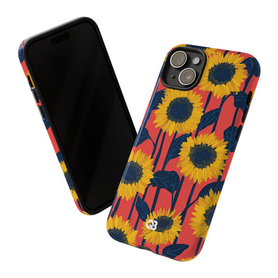 Solar Navy Bloom · Tough Phone Case for iPhone