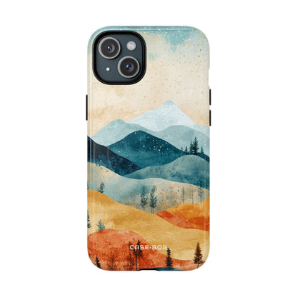 Moonlit Mountains iPhone 15 Plus Case - Tough+