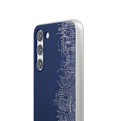 Blue Lite Phone Case for Samsung - Cobalt Circuit Logic