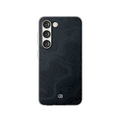 Black Lite Phone Case for Samsung - Obsidian Ridge Topo