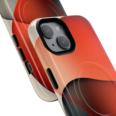 Translucent Crimson Form · Tough 2.0 Magnetic Phone Case for iPhone · Red