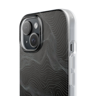 Obsidian Contour Elevation · Lite Phone Case for iPhone ·  Black