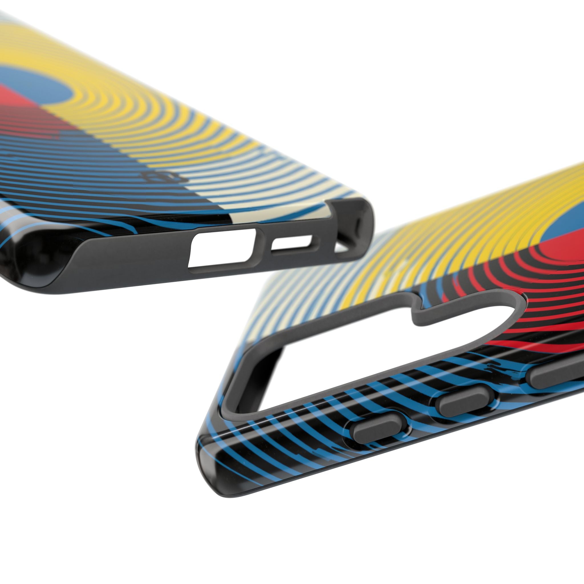 Blue Tough Phone Case for Samsung - Primary Circuit Orbit