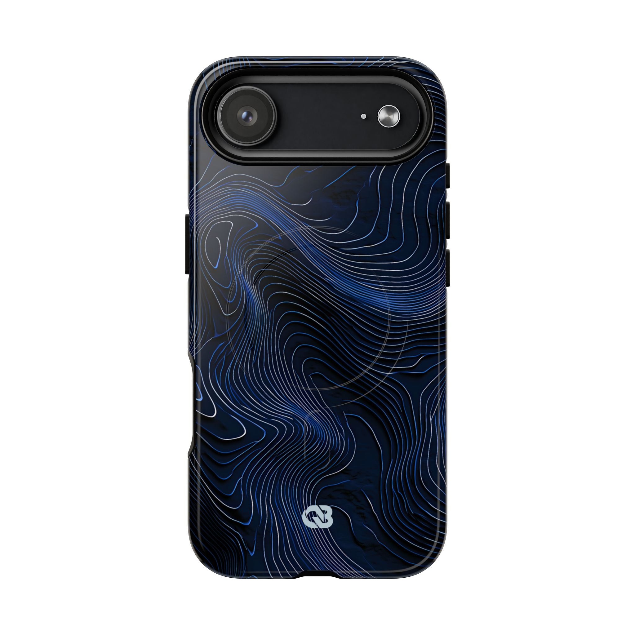 Blue Tough 2.0 Magsafe Phone Case for iPhone - Cobalt Contour Ridge