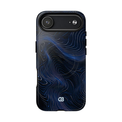 Blue Tough 2.0 Magsafe Phone Case for iPhone - Cobalt Contour Ridge